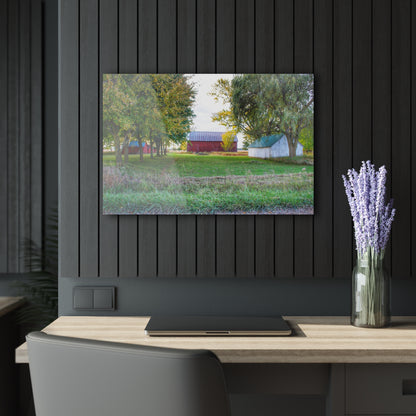 U R There Photography Wilcox Road Reds Rustic Farmhouse Acrylic Wall Print