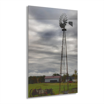U R There Photography Valentine Road Windmill Rustic Farmhouse Acrylic Wall Print