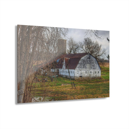 U R There Photography Otter Lake Road White Rustic Farmhouse Acrylic Wall Print