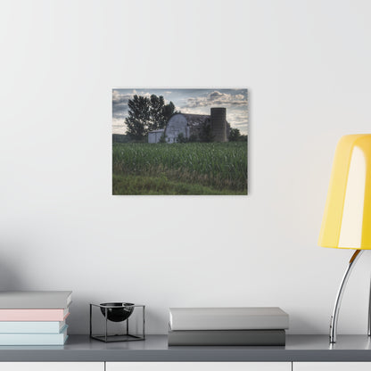 U R There Photography Genesee Road White Rustic Farmhouse Acrylic Wall Print