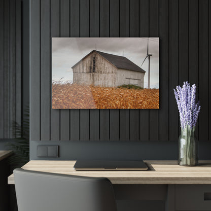 U R There Photography Merry Road Grey Rustic Farmhouse Acrylic Wall Print