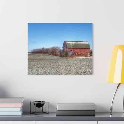 U R There Photography Early Spring Red II Rustic Farmhouse Acrylic Wall Print