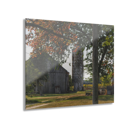 U R There Photography Hidden Grey of Tuscola Rustic Farmhouse Acrylic Wall Print