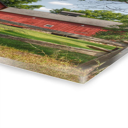 U R There Photography Hollow Corners Star Barn Rustic Farmhouse Acrylic Wall Print