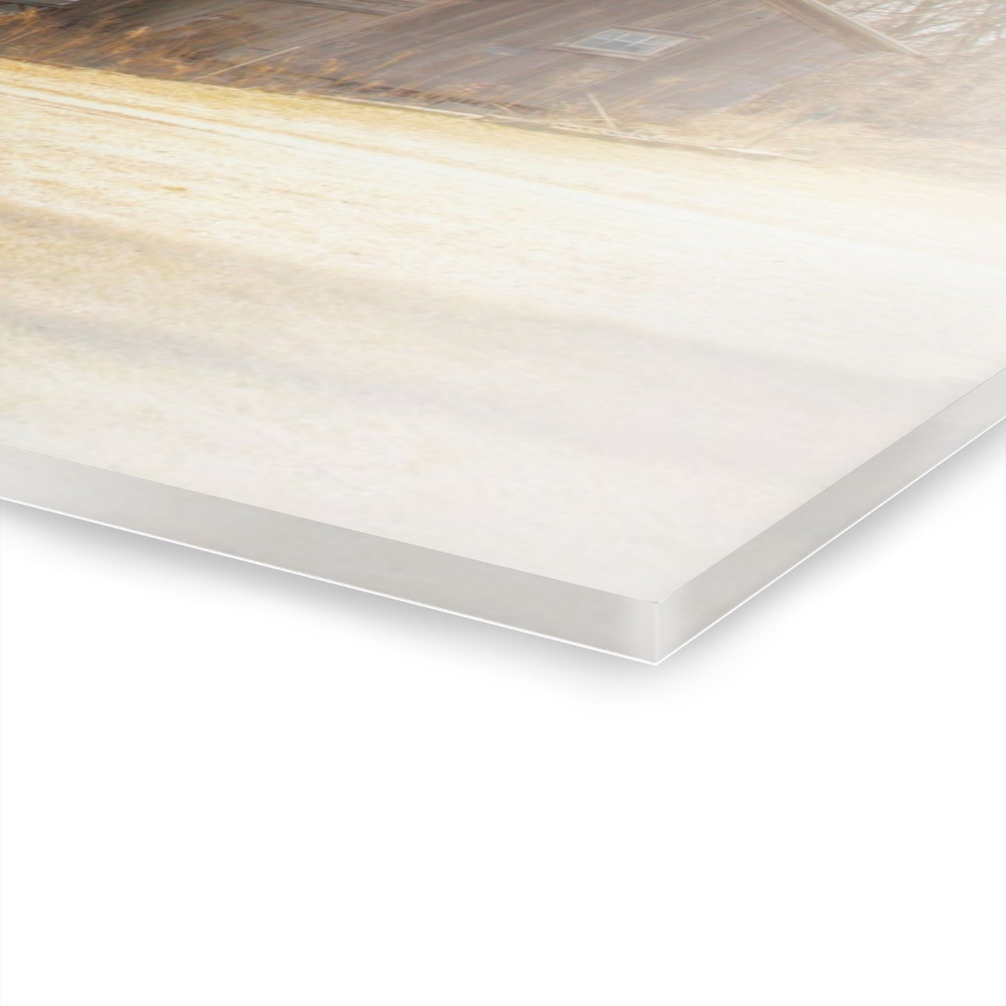 U R There Photography Klam Road Hillside Greys Rustic Farmhouse Acrylic Wall Print