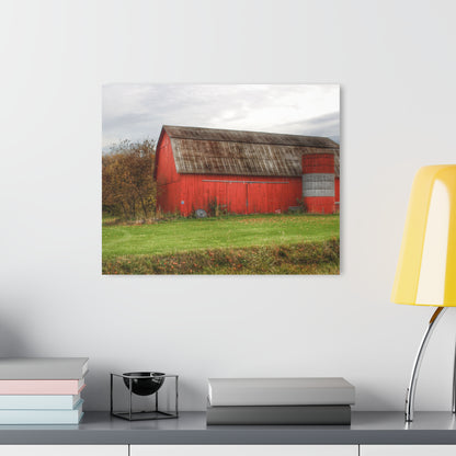 U R There Photography Oak Road Barber Barn I Rustic Farmhouse Acrylic Wall Print