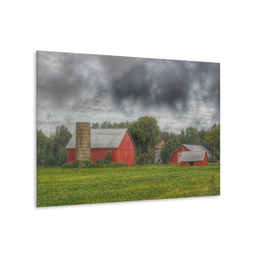 U R There Photography Kingston Road Trio I Rustic Farmhouse Acrylic Wall Print