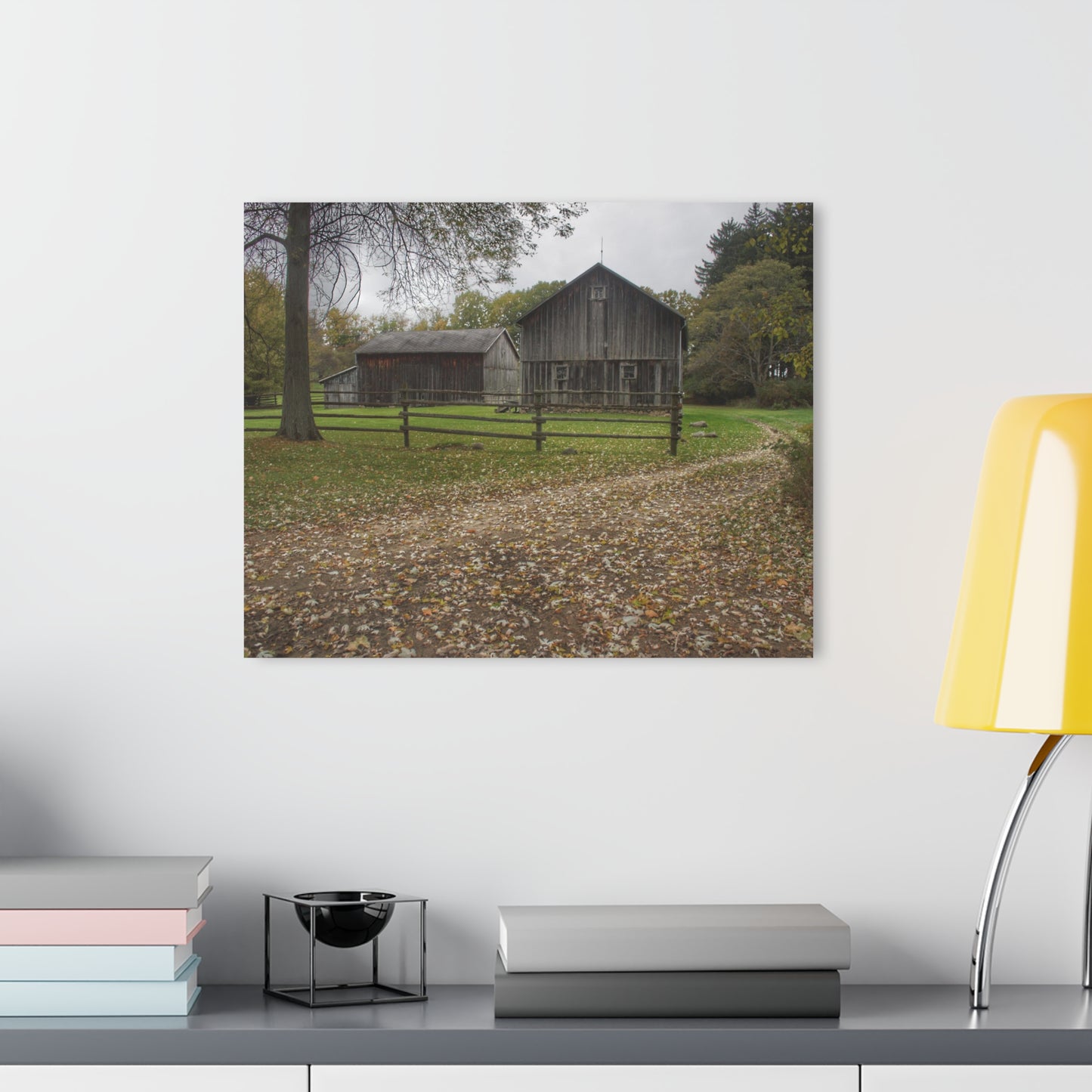 U R There Photography Wilder Road Greys II Rustic Farmhouse Acrylic Wall Print