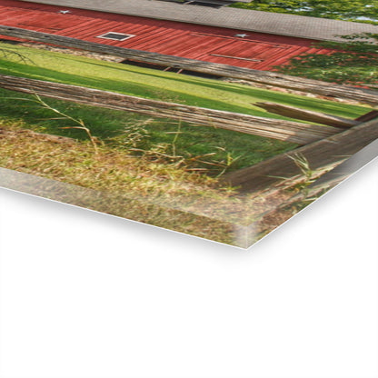 U R There Photography Hollow Corners Star Barn Rustic Farmhouse Acrylic Wall Print