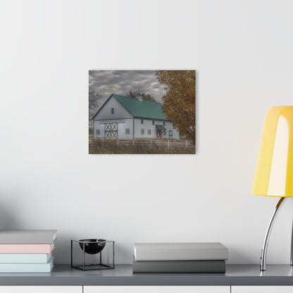 U R There Photography Millville Road White Rustic Farmhouse Acrylic Wall Print
