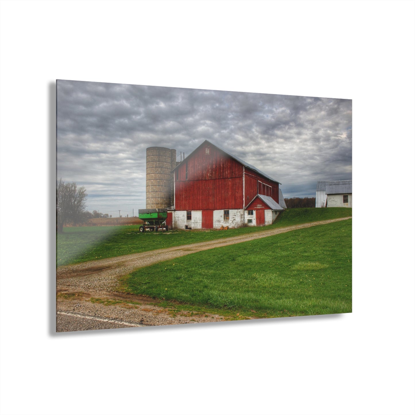U R There Photography Fostoria Red II Rustic Farmhouse Acrylic Wall Print