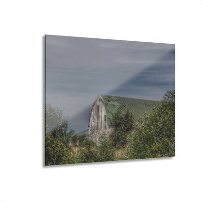 U R There Photography Hill Road Hidden Grey II Rustic Farmhouse Acrylic Wall Print