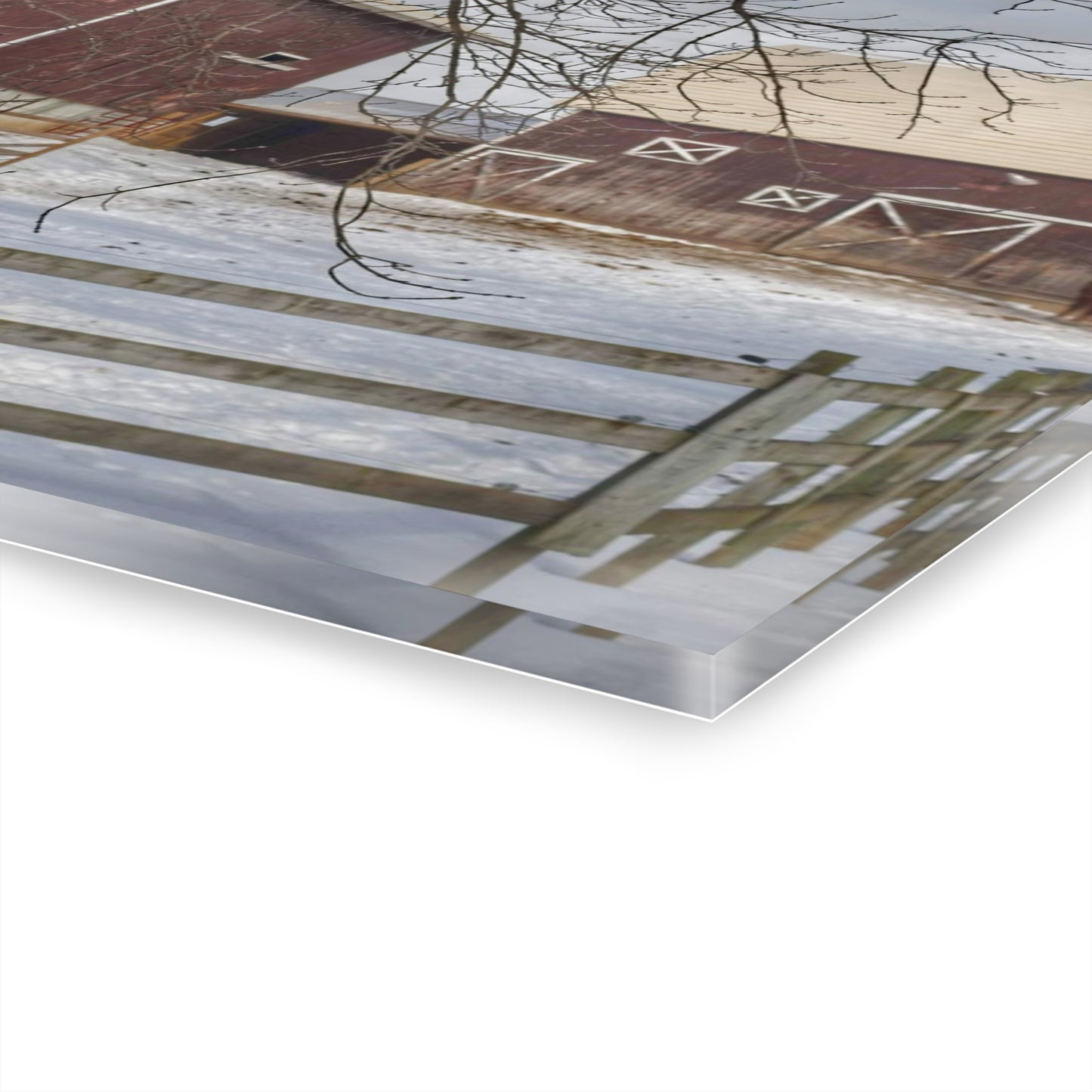 U R There Photography Ebeling Browns Rustic Farmhouse Acrylic Wall Print