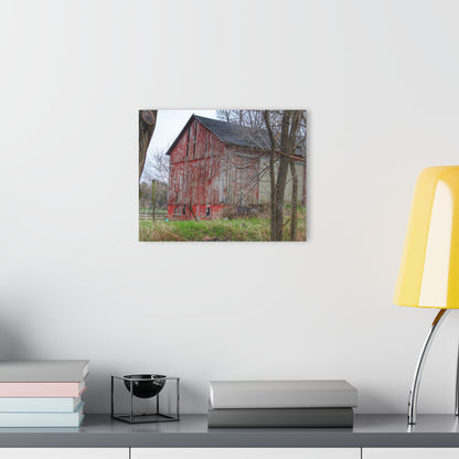 U R There Photography Lake George Red I Rustic Farmhouse Acrylic Wall Print