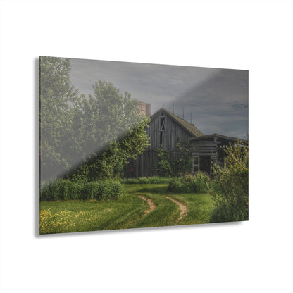 U R There Photography Barkley Road Greys I Rustic Farmhouse Acrylic Wall Print