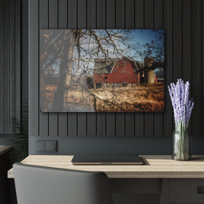 U R There Photography Greenwood Road Hidden Rustic Farmhouse Acrylic Wall Print