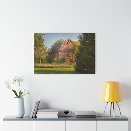 Barn Boutique Modern Farmhouse Acrylic Wall Print| Belle River Red I