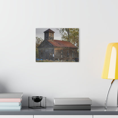 U R There Photography Taylor Road Church of Old Rustic Farmhouse Acrylic Wall Print