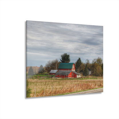 U R There Photography M-24 TnT Red II Rustic Farmhouse Acrylic Wall Print