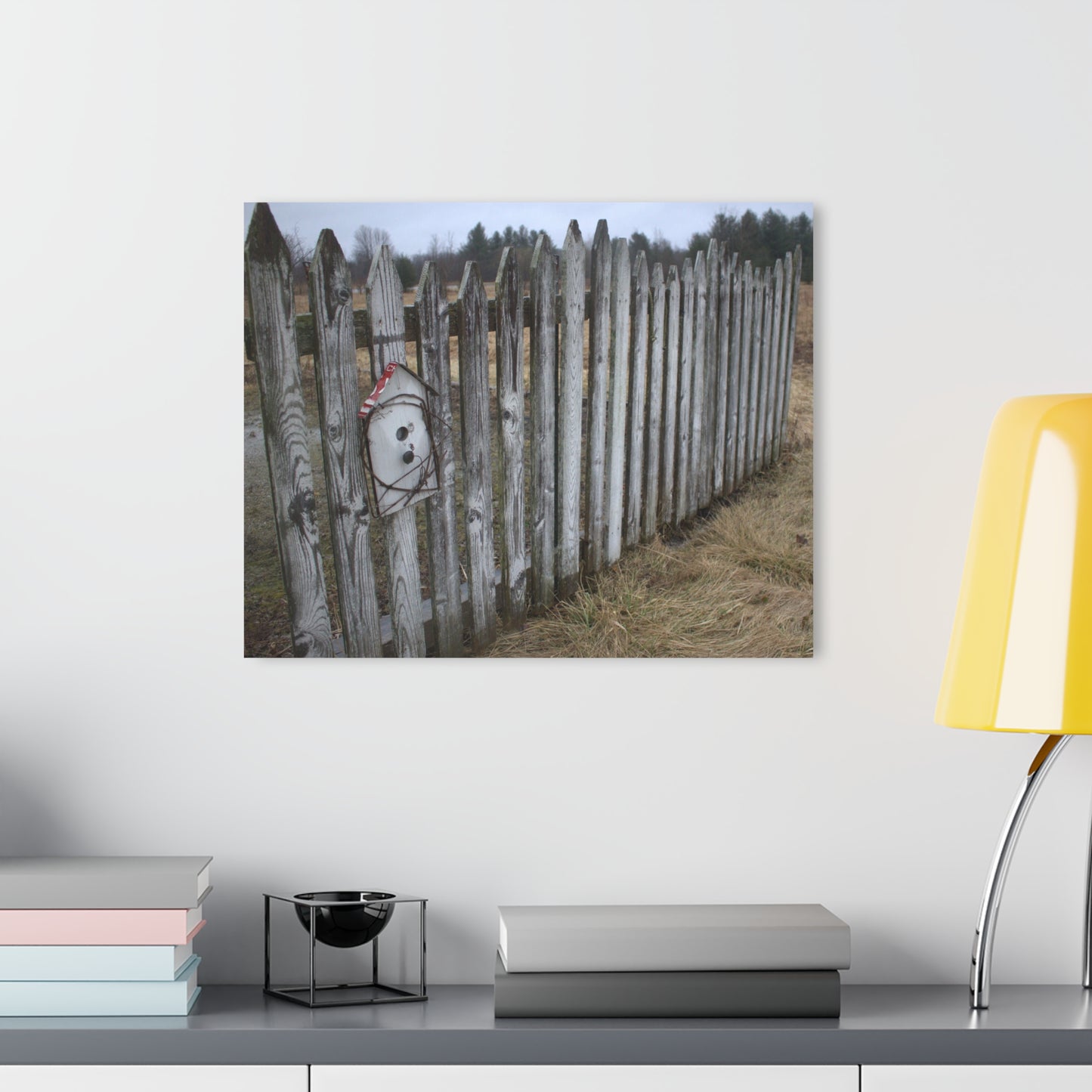 U R There Photography Country Fence Rustic Farmhouse Acrylic Wall Print