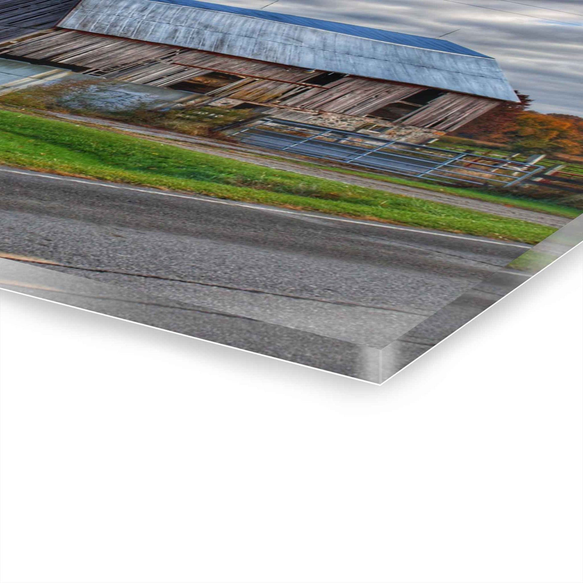 U R There Photography Marlette Road Haybarn Rustic Farmhouse Acrylic Wall Print