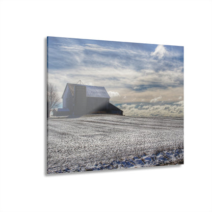 U R There Photography Early Spring Grey I Rustic Farmhouse Acrylic Wall Print