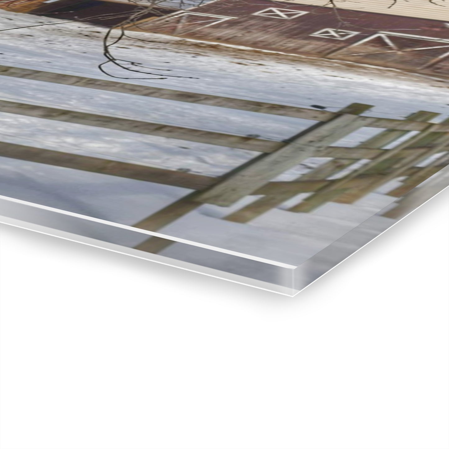 U R There Photography Ebeling Browns Rustic Farmhouse Acrylic Wall Print