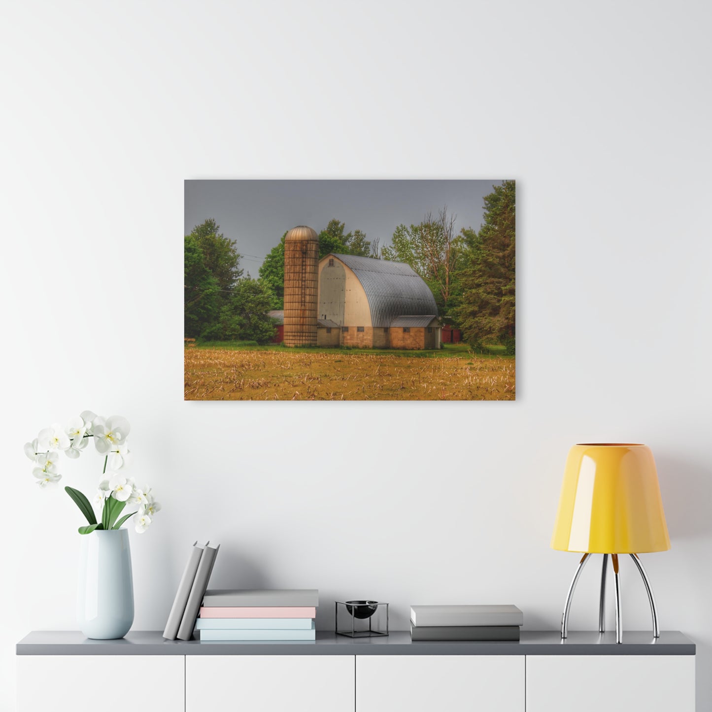 U R There Photography Carpenter Road White II Rustic Farmhouse Acrylic Wall Print