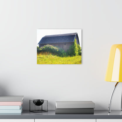 U R There Photography North Lake Pleasant Road Old Grey Rustic Farmhouse Acrylic Wall Print