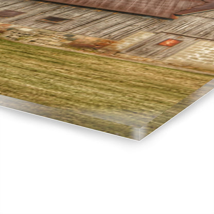 U R There Photography Irish Road Grey Rustic Farmhouse Acrylic Wall Print