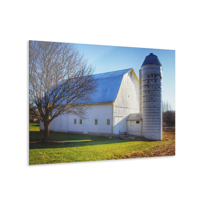 U R There Photography Elba White Rustic Farmhouse Acrylic Wall Print