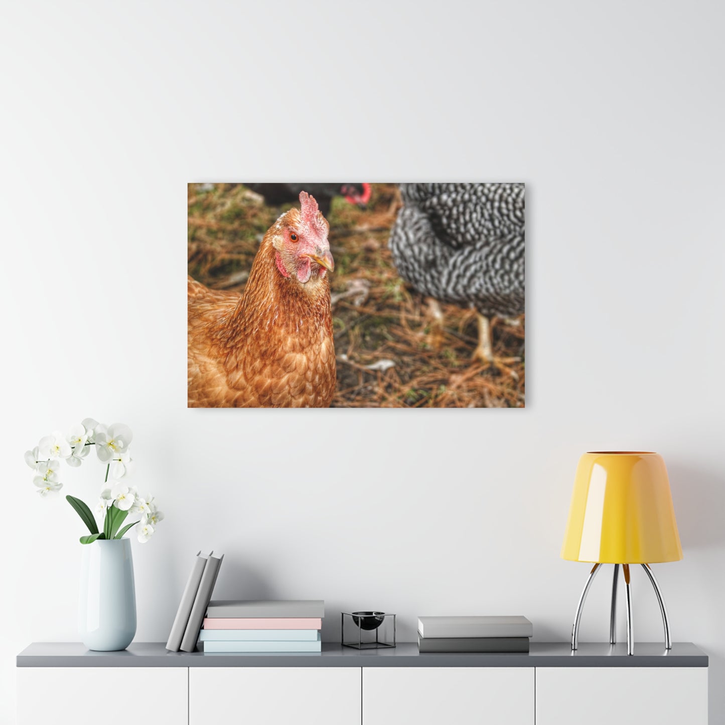 Barn Boutique Modern Farmhouse Acrylic Wall Print| Chicken for Hayley