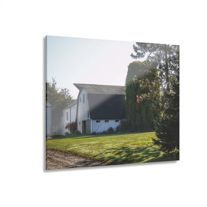 U R There Photography Five Lakes Road White Rustic Farmhouse Acrylic Wall Print