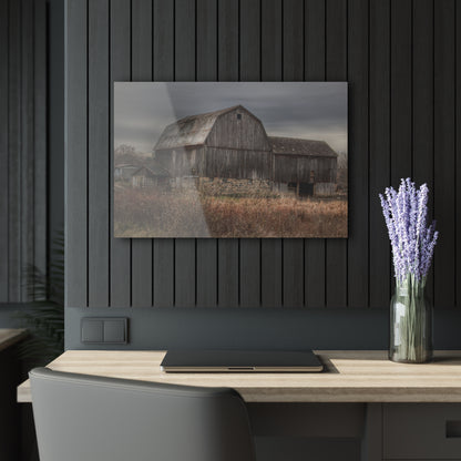 U R There Photography Majestic Grey Rustic Farmhouse Acrylic Wall Print