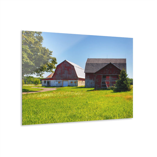 U R There Photography Atwell Road Trio Rustic Farmhouse Acrylic Wall Print