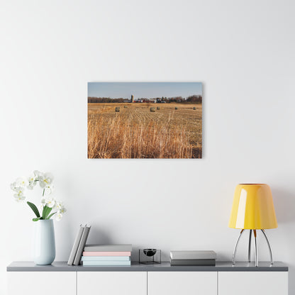 U R There Photography Across the Field on Johnsonmill Road Rustic Farmhouse Acrylic Wall Print