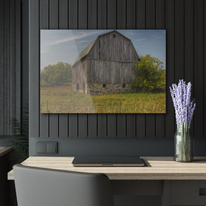 Barn Boutique Modern Farmhouse Acrylic Wall Print| Cat Lake Grey II