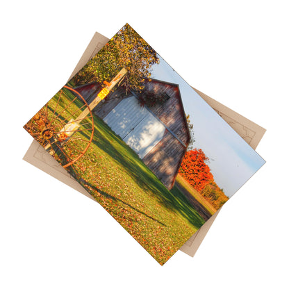 U R There Photography Cade Road Quonset Rustic Farmhouse Decorative Ceramic Tile