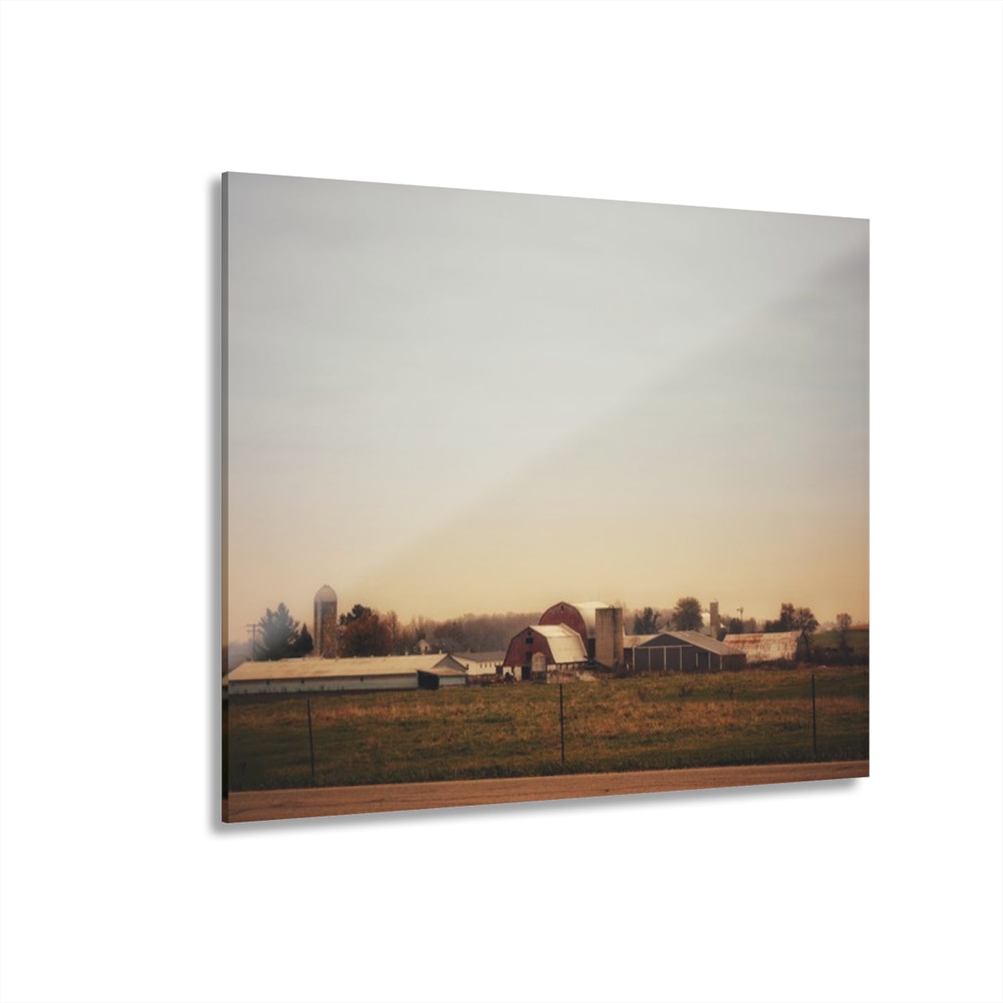 U R There Photography Marlette Road Farm II Rustic Farmhouse Acrylic Wall Print