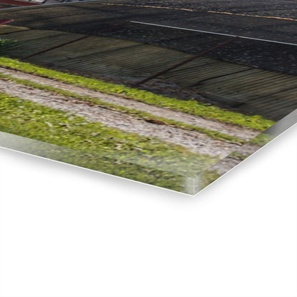 U R There Photography Hidden Reds Rustic Farmhouse Acrylic Wall Print