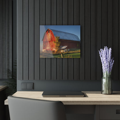 Barn Boutique Modern Farmhouse Acrylic Wall Print| Columbiaville Red III