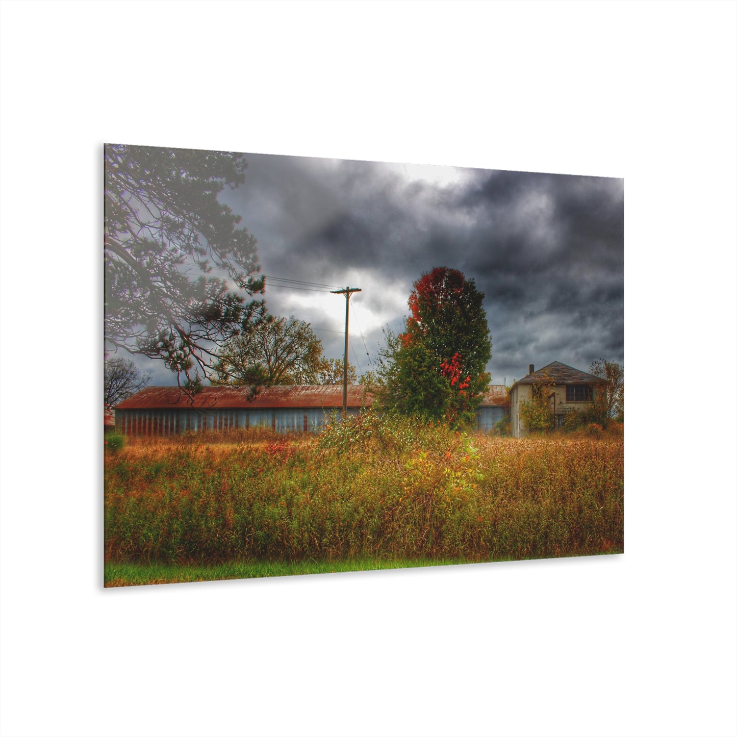 U R There Photography Farnsworth Forgotten Rustic Farmhouse Acrylic Wall Print
