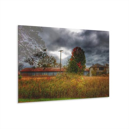 U R There Photography Farnsworth Forgotten Rustic Farmhouse Acrylic Wall Print