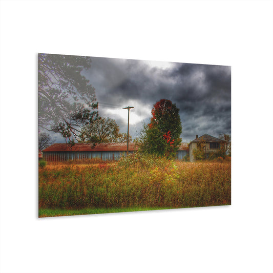 U R There Photography Farnsworth Forgotten Rustic Farmhouse Acrylic Wall Print