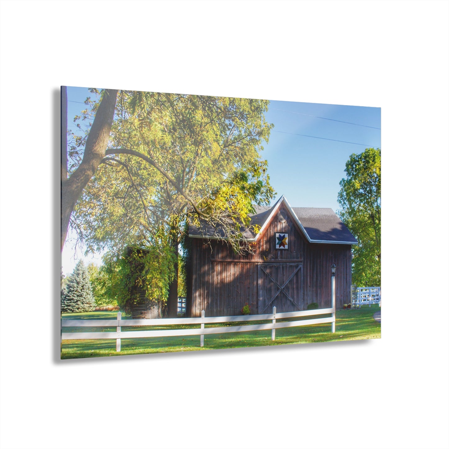 U R There Photography Hunters Creek Quilted I Rustic Farmhouse Acrylic Wall Print