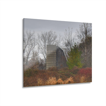 U R There Photography Freiberger Road Hidden Grey Rustic Farmhouse Acrylic Wall Print