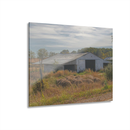 U R There Photography Hurds Corner Road Grey Shack Rustic Farmhouse Acrylic Wall Print