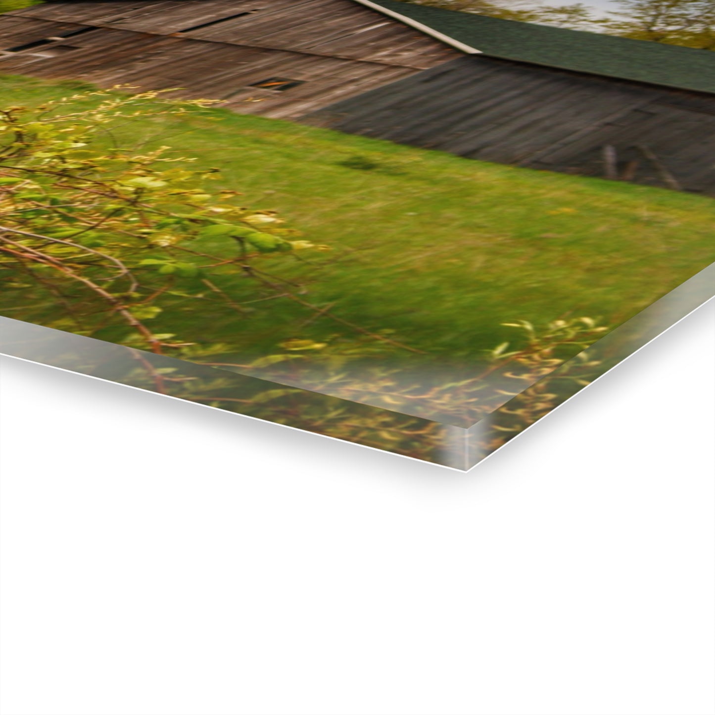 U R There Photography North Branch Little Grey Rustic Farmhouse Acrylic Wall Print