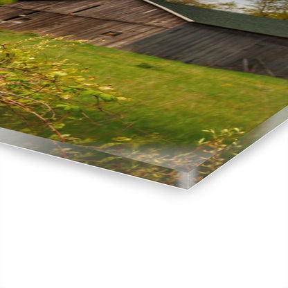 U R There Photography North Branch Little Grey Rustic Farmhouse Acrylic Wall Print