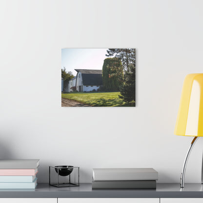 U R There Photography Five Lakes Road White Rustic Farmhouse Acrylic Wall Print